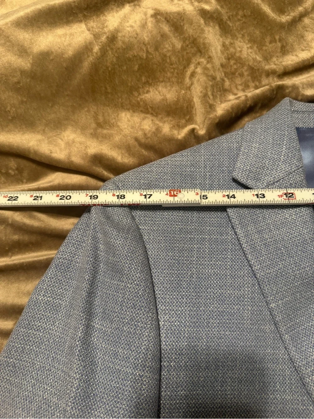 Classic Blue and Silver Men's Blazer - Modern Tailored Sport Coat